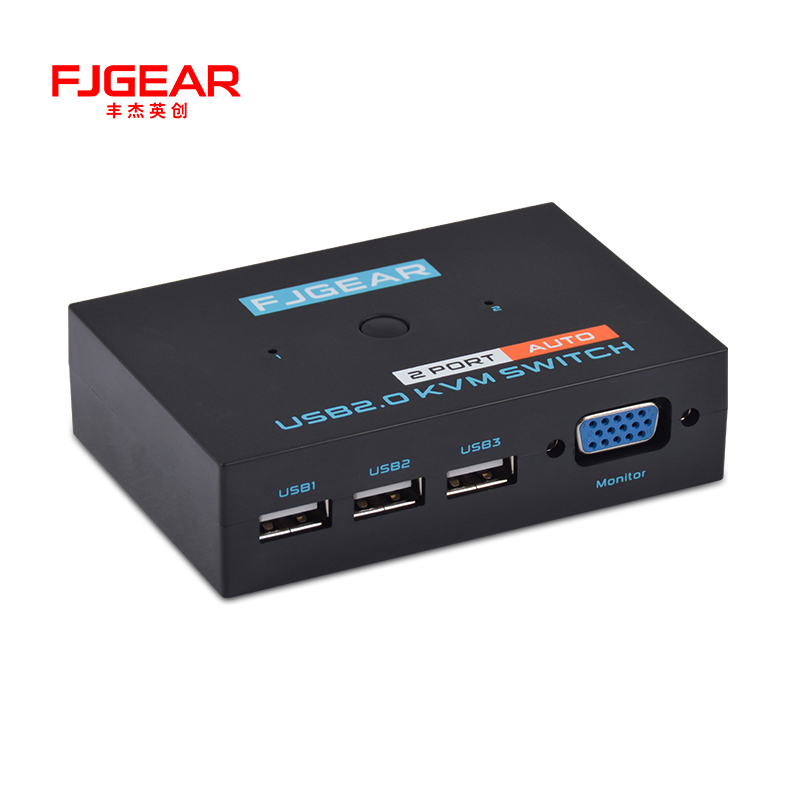 2 port KVM Switch Auto with AudioUSB KVM SwitchGUANG ZHOU FENG JIE